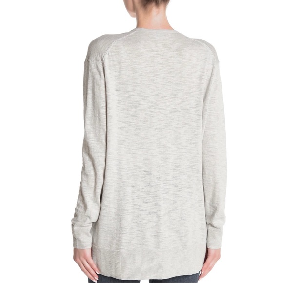 NEW MADEWELL GRAY OPEN FRONT CARDIGAN - Picture 5 of 7